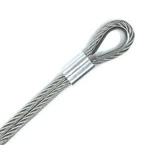 12PCS M10 Dedo de acero inoxidable para el montaje de la línea de tracción y 3/8 pulgadas de diámetro de cable de alambre 2