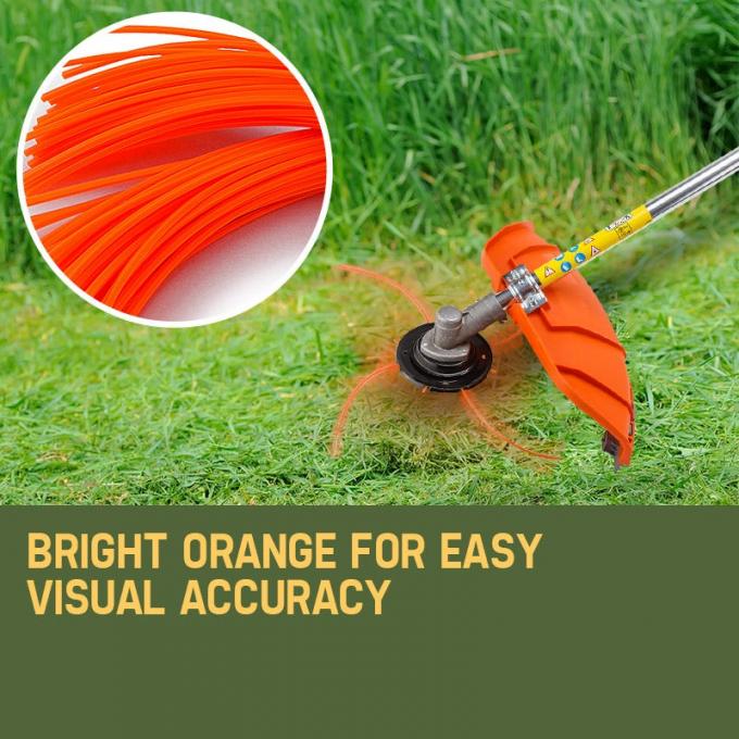 Cuadrado 2.4MM 0,094 '' 1LB línea de recorte de nylon Hank paquete a granel para cortador de césped 2