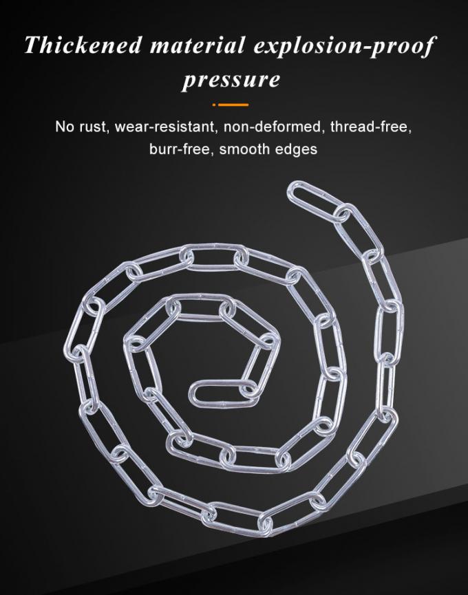 7 mm Cadena de equipos deportivos de venta caliente Cadena de hierro galvanizado 4