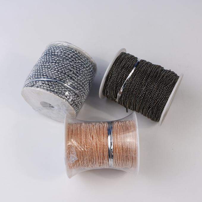 Componentes de sombreado de rodillos al por mayor Cadena de bolas de rodillos de 4,5*6 mm Cadena de cuentas metálicas para ciegos 5