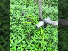 línea del condensador de ajuste