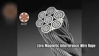 Cuerda de alambre de acero inoxidable 316 no magnética de 4m m
