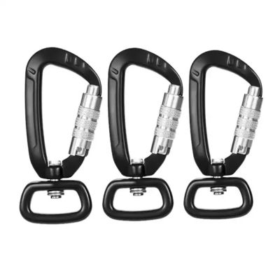 comprar Finish pulido de la industria pesada 4KN de primavera Carabiner gancho para la correa del perro de excursión de senderismo online manufacture