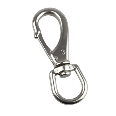 comprar Armadura de aparejos de acero inoxidable ojo redondo gancho giratorio con resorte y ojo giratorio online manufacture