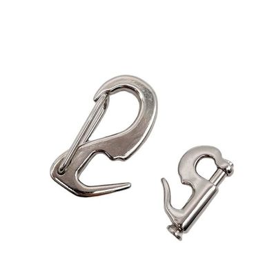 comprar Industria pesada de acero inoxidable de resorte de vela de extremo abierto Snap Hook con aceptación OEM online manufacture