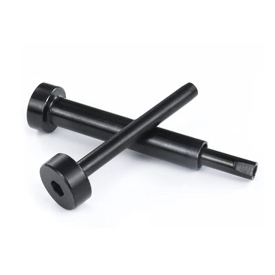 Kit de barandillas de cable negro para exteriores o interiores, tensión y terminal de oscilación para escaleras de postes de madera