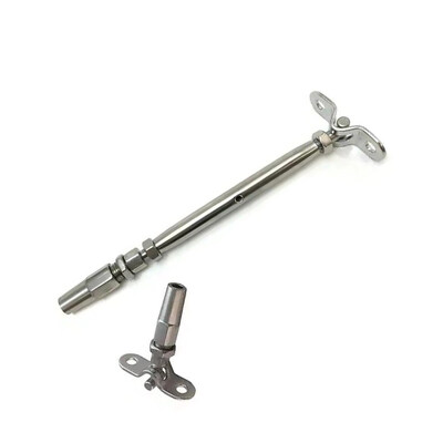 Un buen precio. Acero inoxidable de grado industrial, sin barril, terminal de mandíbula-mandíbula con cuerpo cerrado en línea