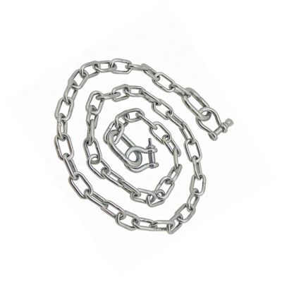 comprar Din763 Cadenas de enlace de acero de alta resistencia de acero inoxidable Cadenas de anclaje de enlace corto de acero inoxidable para la industria online manufacture
