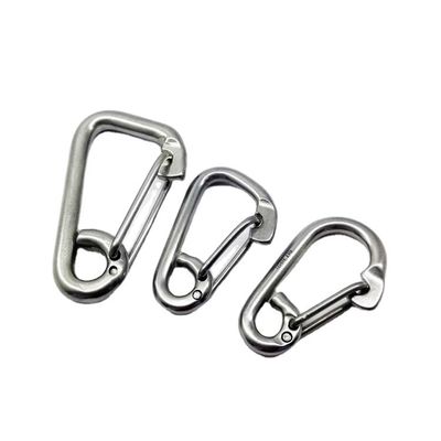 comprar 9mm-29mm 304/316 acero inoxidable de seguridad plana correa de resorte gancho de elevación correa de suspensión rápida OEM online manufacture