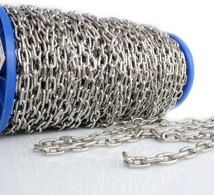 comprar Cadena de enlace corto galvanizado estándar SS304 SS316 para aplicaciones industriales online manufacture