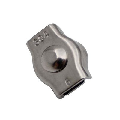 comprar Clip de fijación de cuerda de alambre SS304 simple en plata para equipos de aparejo online manufacture