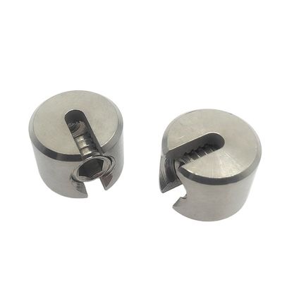 Clampada de cable de alambre de giro simple en acero inoxidable 316 pulido para el aparejo de cuerda de 3 mm