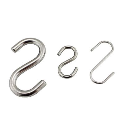 S colgador de metal 316 gancho de acero inoxidable S para colgar suministros de manera eficiente