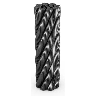 Un buen precio. El cable de alambre de acero compactado de BS Standard 8xK26WS IWRC para grúa en línea