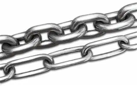comprar Cadenas de enlace de acero de acabado automático de color de acero inoxidable Cadenas de enlace de acero soldado SUS 316 304 online manufacture