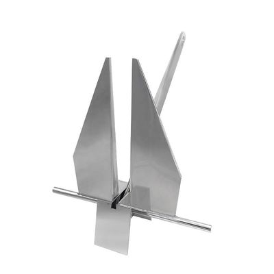 Venta de hardware marino AISI 316 de acero inoxidable ancla de barco Danforth con norma DIN