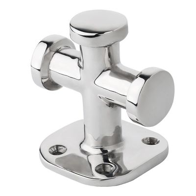 Espejo pulido AISI316 de acero inoxidable de cruz de bollardo de hardware marino