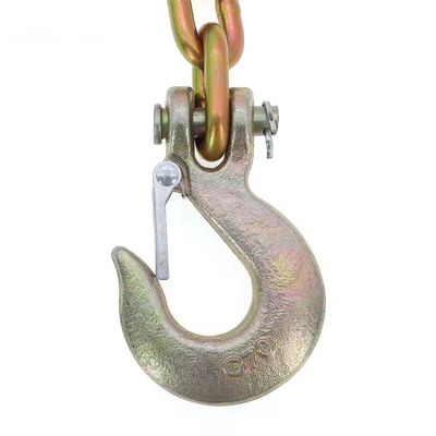 comprar 3/8 G70 Cadenas de remolque de camión de cama plana Cadenas de remolque con extremo de cadena de transporte soldado online manufacture