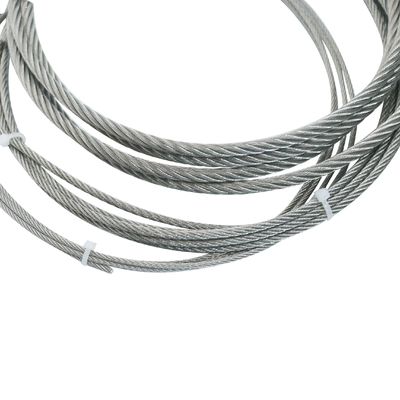 comprar 8 mm de cable de alambre galvanizado para el acero de encabezado en frío estándar de DIP caliente 6X7 FC 6X7 IWS online manufacture