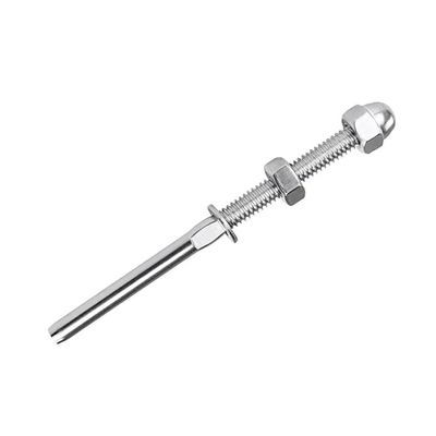 Larga vida útil cuerda de alambre de acero inoxidable de mano de espiga extremo de la terminal manual de giro de hilo de rodillo tensión