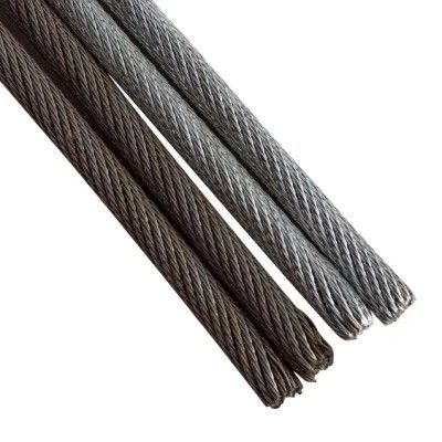 comprar 6x26 6x36 Cable de alambre de acero galvanizado IWRC para servicio de flexión y alta resistencia a la tracción online manufacture