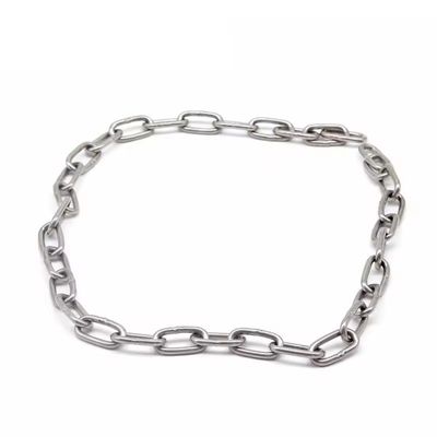 comprar Acero inoxidable de cadena de enlace largo de acabado negro 316 DIN 763 DIN 766 online manufacture