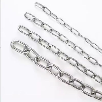 comprar Enlace de cadena de acero de acabado plano SS304 Din763 Enlace de cadena de acero inoxidable 2t Límites de carga de trabajo online manufacture