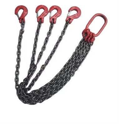 comprar Límites de carga de trabajo de 2 t G80 Cadenas de elevación industriales de acero de trabajo pesado con gancho tipo J/C online manufacture