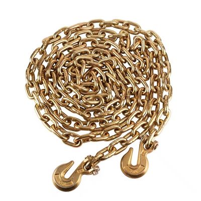 comprar Cadenas de elevación de acero estándar G70 1/2'x 20' 48kN Carga de prueba para las necesidades de sujeción de la carga online manufacture