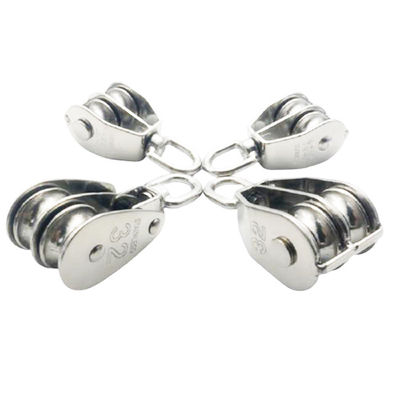 comprar S315 Bloque de elevación de doble polea de alambre de acero inoxidable para elevación y elevación online manufacture
