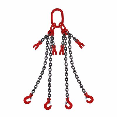 comprar G80 G100 Cuatro piernas de elevación de la cadena Sling de gancho de la cadena para la función de enlace Otros en negro online manufacture