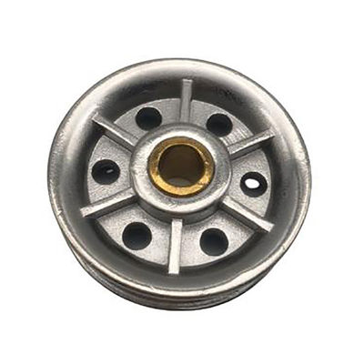 Rueda de fundición marina de acero inoxidable Polia de trenzas de cuerda de alambre para el tratamiento del agua