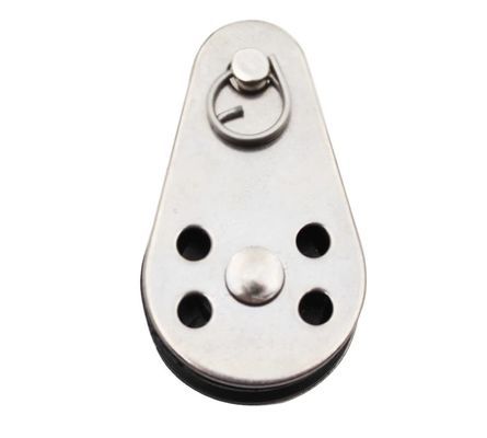 Accesorios de plataformas marinas de acero inoxidable 316 Bloque de polea de vela para la industria pesada