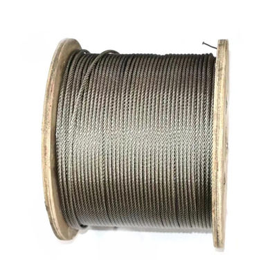 comprar Núcleo de acero Cable de cable de alambre de acero inoxidable 1*7 1*19 7*19 Tipo de núcleo galvanizado online manufacture