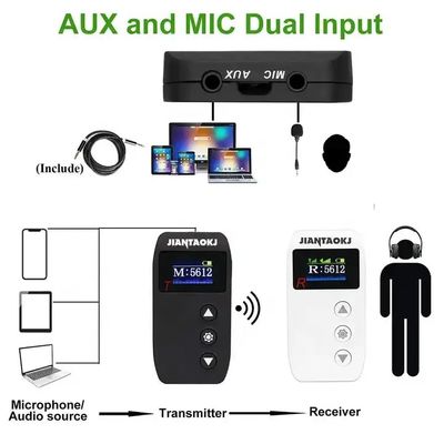 Whisper Audio Guía Turístico Restaurante Servidor Sistema de Paging Micrófono inalámbrico