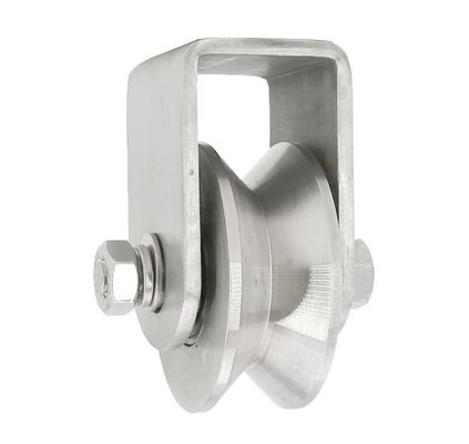 comprar Ruedas de rodillo con ranura V de acero inoxidable online manufacture