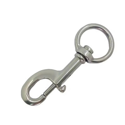 comprar Suministro de la fábrica de acero inoxidable ojo redondo giratorio gancho para el cordón online manufacture