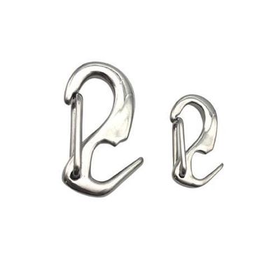 comprar Industria pesada de acero inoxidable primavera de extremo abierto vela gancho con acabado pulido online manufacture