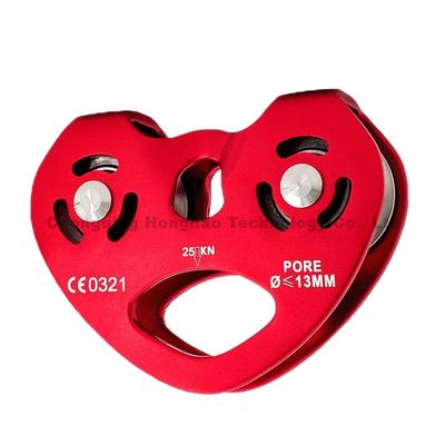 Escalada de doble polea en forma de corazón para cables de transporte a gran altitud