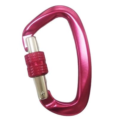 comprar Hardware galvanizado Aeroespacial de aluminio Carabiner en forma de D Equipo esencial para la escalada online manufacture