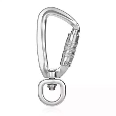 comprar 4KN de aviación de aluminio auto giratorio de escalada en roca carabiner para la industria pesada Snap Hook online manufacture