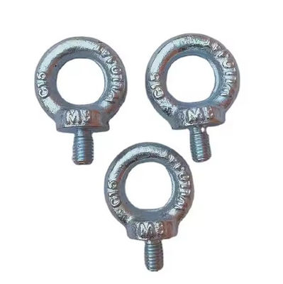 Zinc acabado de alta resistencia de acero al carbono para el ojo de la tuerca de anillo para el trabajo pesado DIN 580 para el ojo