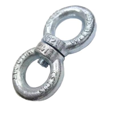 Zinc acabado DIN 582 de nuez de ojo de acero al carbono galvanizado para levantar y anclar
