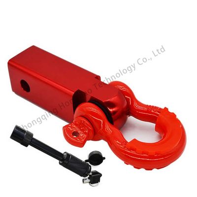Tratamiento electrolítico 3/4 pulgadas fuera de la carretera de cadenas de enganche receptor para camión Jeep Toyota