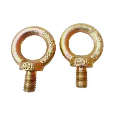 Un buen precio. Acero zincado amarillo JIS 1168 Cerrojo de elevación de ojos para elevación duradera y resistente en línea