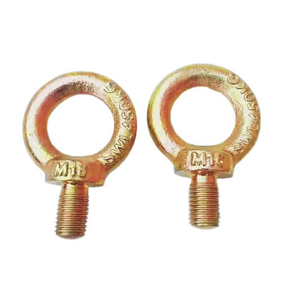 Un buen precio. Caída de acero forjado amarillo de zinc JIS 1168 de trabajo pesado para elevación de ojos pernos personalizados en línea