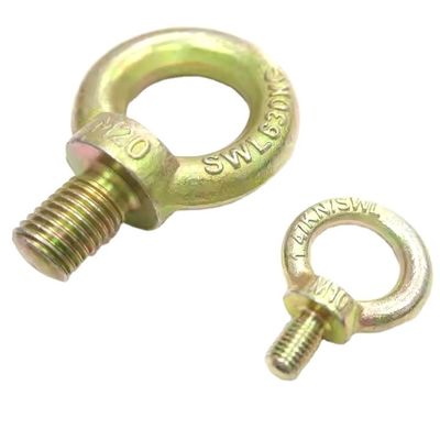 Un buen precio. Acero galvanizado M20 ZINC recubrido con gota forjada de tornillo para ojos anillo de elevación JIS1168 perno para ojos en línea