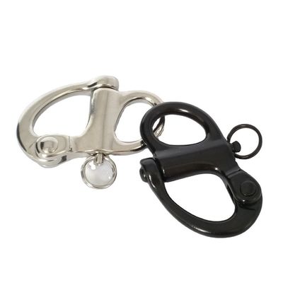 comprar Hardware marino de liberación rápida de cadena fija con anillo redondo y acabado de óxido negro online manufacture