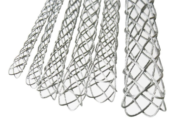comprar Agarre de tirón de cable con 5 mm de nuez Flexible malla de ojos de cuerda de cable de calcetín Kit galvanizado de acero antislipe tubo de cable de alambre de tirón de agarres Lassos 6 Set 4-25mm online manufacture