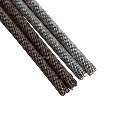 comprar Cable de acero sin galvanizado 6*24 7FC 200M/COIL Construcción duradera y de grado industrial online manufacture